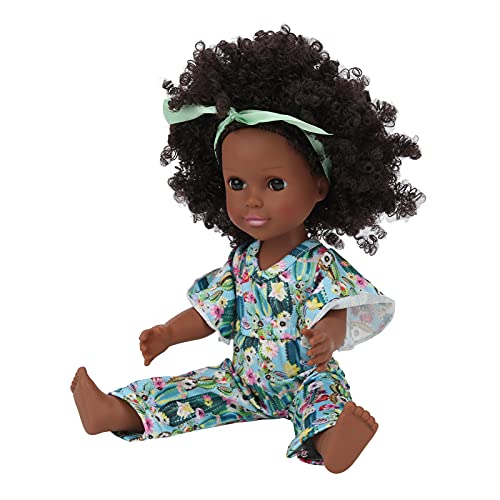 RiToEasysports Simulation Afrikanischer Mdchen-BabyPype MIT Lockigem Haar, Rollenspielzug, Gegenk Für (Q14-113 Farbkaktus (Q14-113 Farbkaktus) von RiToEasysports