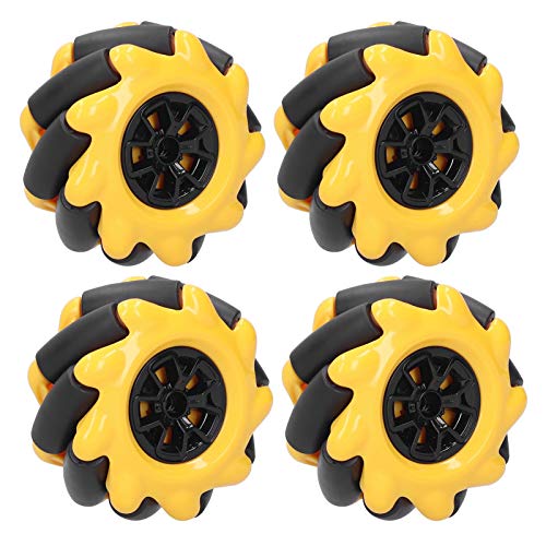 RiToEasysports Smart Roboter -Fahrzeugteile: Mecanum Wheel Omni Wheel - Glatt für Spielzeugkomponenten und Besserer Widerstand (zwei Paare) von RiToEasysports