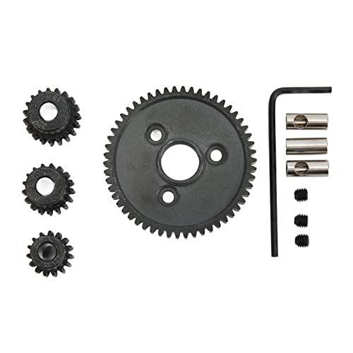 RiToEasysports Stahl -RC -Autodifferentialsporngetriebe, 54T 0,8 32 Pitch 3956 Spurgetriebe mit 15T 17T 19T -Ritzel für Schrägstrich 4x4 4WD RiToEasysports Stahl -RC -Autodifferentialsporngetriebe, 54T 0,8 32 Pitch 3956 Spurgetriebe mit 15T 17T 19T -Ritzel für Schrägstrich 4x4 4WD von RiToEasysports