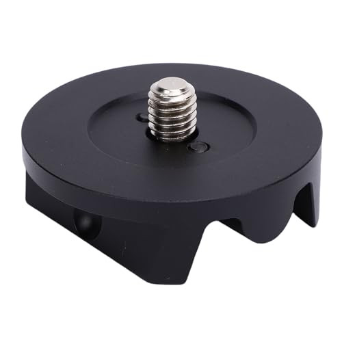RiToEasysports Teleskopkugel Kopfadapter, Aluminiumlegierung DSLR -Kamera -Kugel Kopfverbindung Sockel mit Schnellverriegelungsknopf für Astronomisches Teleskopzubehör (Black) von RiToEasysports