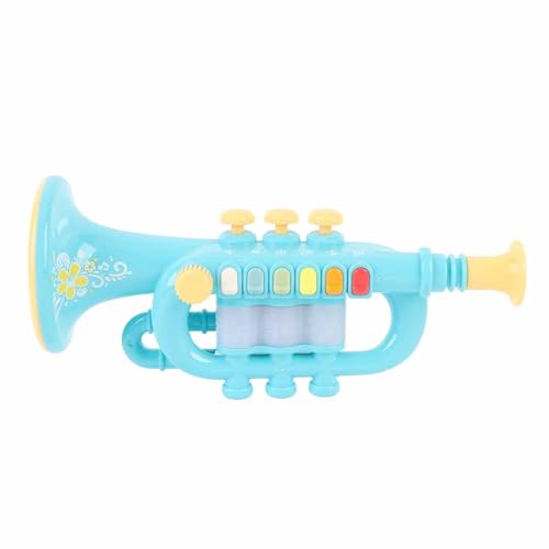 RiToEasysports Trompetenspielzeug Frühwindinstrumententdeckung, ABS-Leichtgewichtsdesign für Rhythmus und Kreativität, 8-Note (PINK) von RiToEasysports