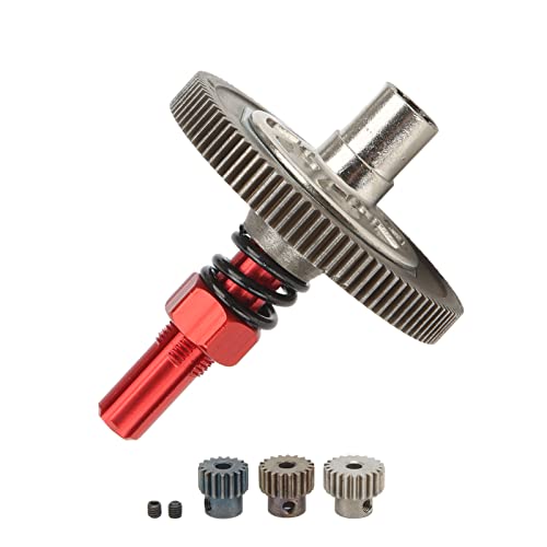 Slipper Gear Set, 91T Aluminiumlegierung Stahl Differential Slipper Gear Set Ersatz für Arrma Senton 1/10 RC Cars(Rot) von RiToEasysports