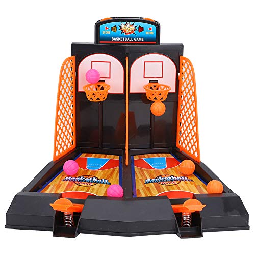 RiToEasysports Tisch-Basketball-Schießspiel, Robustes Kunststoff-Desktop-Schieß-Basketball-Klassiker-Arcade-Spiele-Basketballkorb-Set(Desktop-Shooter) von RiToEasysports