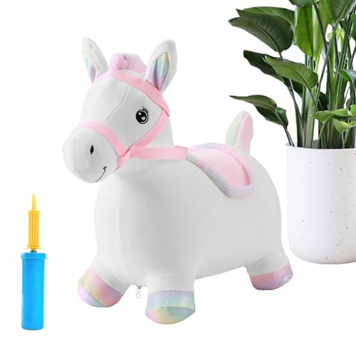 Bouncy Horse, Inflatable Plush Hopper, Animal Toy, 22.05x9.06x18.9 inches, Soft Bouncing Playmate, Indoor Interactive Doll, Balance Training Fun for Kids, Boys, Girls, Children Ages 2-5 Years Bouncy Horse, Inflatable Plush Hopper, Animal Toy, 22.05x9.06x18.9 inches, Soft Bouncing Playmate, Indoor Interactive Doll, Balance Training Fun for Kids, Boys, Girls, Children Ages 2-5 Years von Riaisttd
