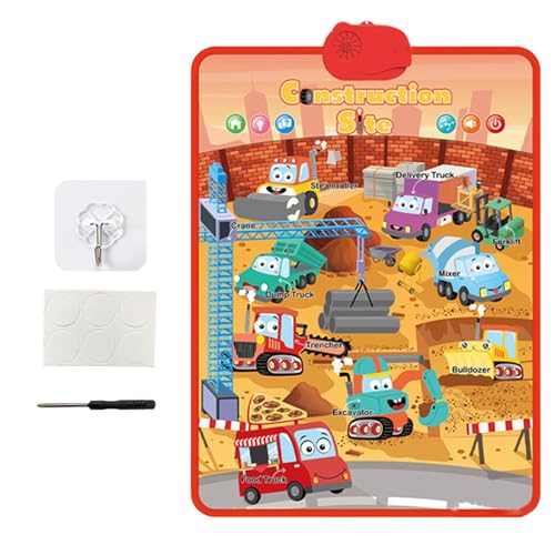 Electronic Musical Alphabet and Number Wall Chart, Interactive Learning Wall Chart for Kids, Educational Wall Chart for Homeschool Supplies, Music and Number Learning Tool for Children Electronic Musical Alphabet and Number Wall Chart, Interactive Learning Wall Chart for Kids, Educational Wall Chart for Homeschool Supplies, Music and Number Learning Tool for Children von Riaisttd