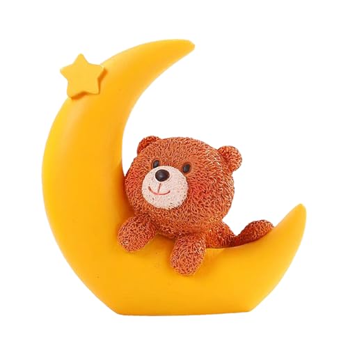 Mondbär, Kuchendekoration, Harzfigur, dekorative Skulptur, gelb, Schreibtisch-Ornament, kleine Größe, Babyparty, Tischdekoration, Kinderzimmer, Regal-Akzent, langlebig Mondbär, Kuchendekoration, Harzfigur, dekorative Skulptur, gelb, Schreibtisch-Ornament, kleine Größe, Babyparty, Tischdekoration, Kinderzimmer, Regal-Akzent, langlebig von Riaisttd