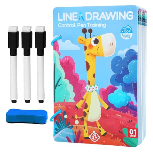 Pen Control Training Cards, Pens Control Card Game, Early Education Writing Learning Book, Fun Handwriting Practice Tool, Ideal Accessories for Students and Preschoolers Pen Control Training Cards, Pens Control Card Game, Early Education Writing Learning Book, Fun Handwriting Practice Tool, Ideal Accessories for Students and Preschoolers von Riaisttd