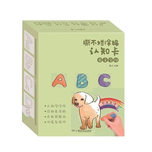 Pocket Cards Toys, Can't Tear Graffiti Cognitive Card, Waterproof Learning, Preschool Learning Cards, Portable Cognitive Cards, Cognitive for Kids, Tear-Resistant Educational von Riaisttd