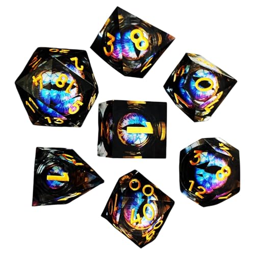 Pocket Resin Dice Set, 7X Board Game Polyhedral Dice, Liquid Core Dice Design, Role Playing Table Game Dice, Polyhedral Dice for Gamers, Unique Resin Dice Set, Board Game Dice for Men, Dice Set Pocket Resin Dice Set, 7X Board Game Polyhedral Dice, Liquid Core Dice Design, Role Playing Table Game Dice, Polyhedral Dice for Gamers, Unique Resin Dice Set, Board Game Dice for Men, Dice Set von Riaisttd