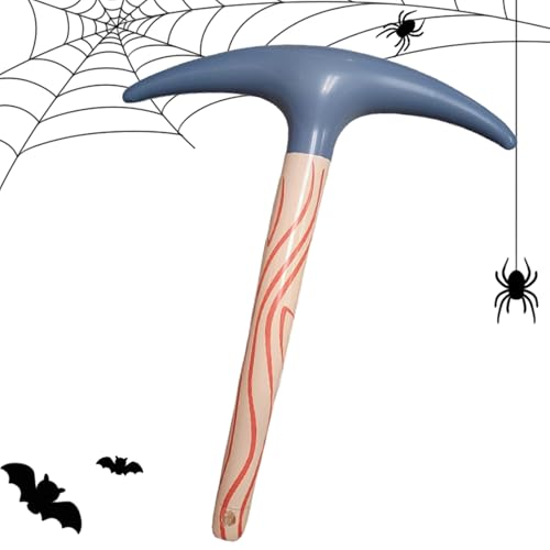Riaisttd Aufblasbarer Streich | Realistische Spitzhacke | Leckagesichere Leichte Foto Requisiten Spielzeug Zubehör Für Kinder Erwachsene Deko | Cosplay Party Geschenk Halloween Scherz von Riaisttd