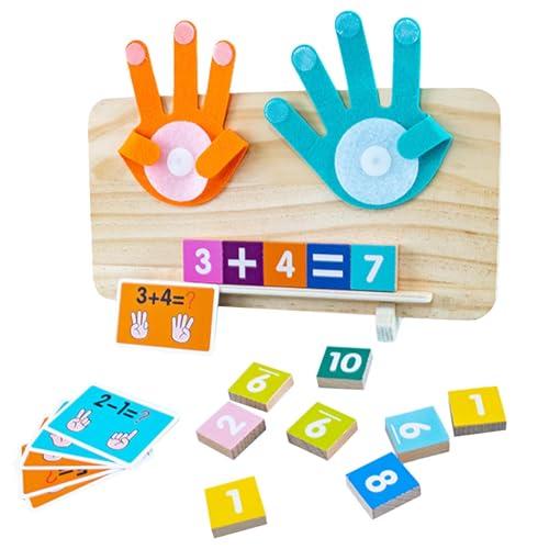 Riaisttd Finger Counting Board, Math Learning Toy for, Early Education Math Toy for 3-5 Years Preschoolers, Finger Counting Board for Early Childhood Development and Fun Learning Riaisttd Finger Counting Board, Math Learning Toy for, Early Education Math Toy for 3-5 Years Preschoolers, Finger Counting Board for Early Childhood Development and Fun Learning von Riaisttd