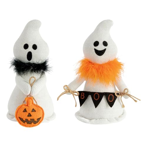 Riaisttd Halloween Ghost Decorations, Collectible Figure Dolls, Cute Scarf Wrapped Spirits, 10.63 Inches Soft Plush Table Display, Home Accents for Kitchen, Bedroom, Car, Apartment, Hotel Riaisttd Halloween Ghost Decorations, Collectible Figure Dolls, Cute Scarf Wrapped Spirits, 10.63 Inches Soft Plush Table Display, Home Accents for Kitchen, Bedroom, Car, Apartment, Hotel von Riaisttd