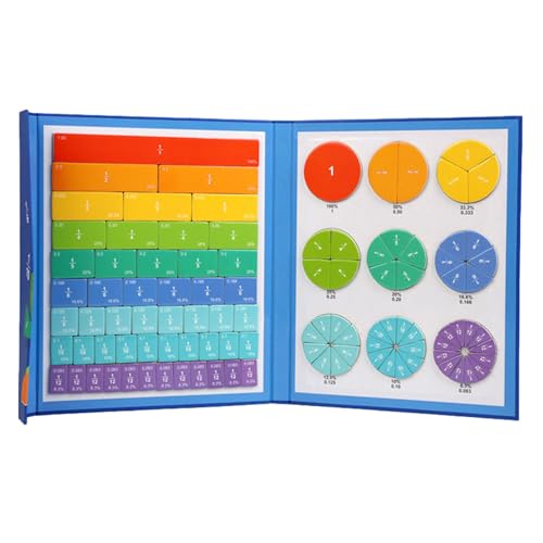 Riaisttd Magnetische Bruchteile für den Mathematikunterricht | Bruchstreifen für Demonstrationszwecke | Mathespiel als Lernhilfe für Kinder von 6-12 Jahren | Für Lehrer, Klassenzimmer, Zuhause und Riaisttd Magnetische Bruchteile für den Mathematikunterricht | Bruchstreifen für Demonstrationszwecke | Mathespiel als Lernhilfe für Kinder von 6-12 Jahren | Für Lehrer, Klassenzimmer, Zuhause und von Riaisttd