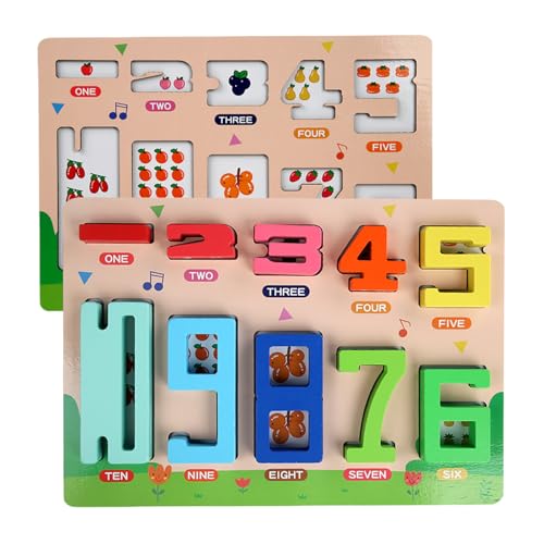Riaisttd Math Blocks, 1-10 Number Stacking Set, STEM Learning Toy 33.8x23.8x2cm, Interactive Educational Game for Home, Kindergarten and Preschool, Skills Development Riaisttd Math Blocks, 1-10 Number Stacking Set, STEM Learning Toy 33.8x23.8x2cm, Interactive Educational Game for Home, Kindergarten and Preschool, Skills Development von Riaisttd