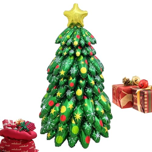 Riaisttd Weihnachts-Party-Luftballons – 130 cm großer aufblasbarer Weihnachtsbaum-Ballon, Neuheit, Spielzeug, soziale Gastgeschenke für Familientreffen, Feiern, Zuhause, Party, Einzelhandel Riaisttd Weihnachts-Party-Luftballons – 130 cm großer aufblasbarer Weihnachtsbaum-Ballon, Neuheit, Spielzeug, soziale Gastgeschenke für Familientreffen, Feiern, Zuhause, Party, Einzelhandel von Riaisttd