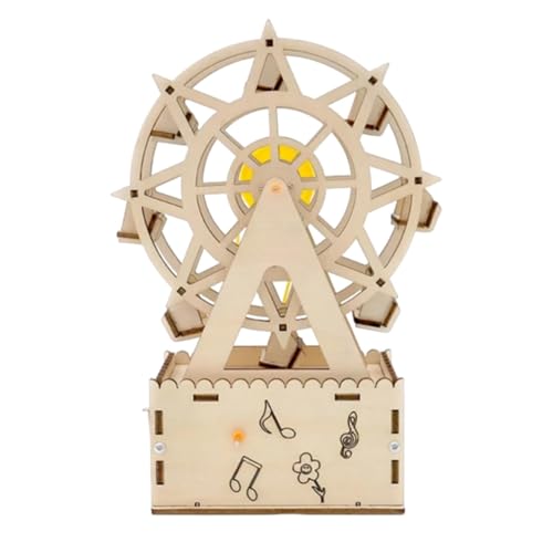 Riaisttd Wooden Ferris Wheels Musical Box, Rotating Ferris Wheel Assembly, Wooden Hobbies Projects Building Set, 4.33x2.56x7.87 inches Music Boxes Model for Teens Boys Girls Riaisttd Wooden Ferris Wheels Musical Box, Rotating Ferris Wheel Assembly, Wooden Hobbies Projects Building Set, 4.33x2.56x7.87 inches Music Boxes Model for Teens Boys Girls von Riaisttd
