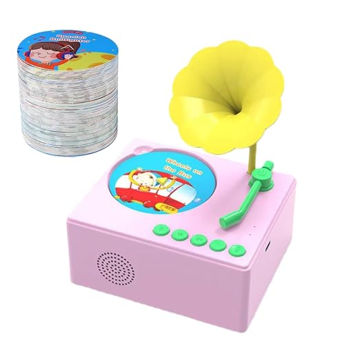 Toddler Gramophone Music Toy with 96 Story Cards, Interactive Music and Storytelling Toy for Children Aged 2-6, Fun and Engaging Early Learning Toy, Gramophone Toy for Kids with Educational Sound Card Toddler Gramophone Music Toy with 96 Story Cards, Interactive Music and Storytelling Toy for Children Aged 2-6, Fun and Engaging Early Learning Toy, Gramophone Toy for Kids with Educational Sound Card von Riaisttd