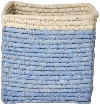 Rice Aufbewahrungskorb, Blau/Natur Rice Aufbewahrungskorb, Blau/Natur von Rice
