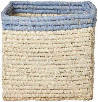 Rice Aufbewahrungskorb, Natur/Blau Rice Aufbewahrungskorb, Natur/Blau von Rice