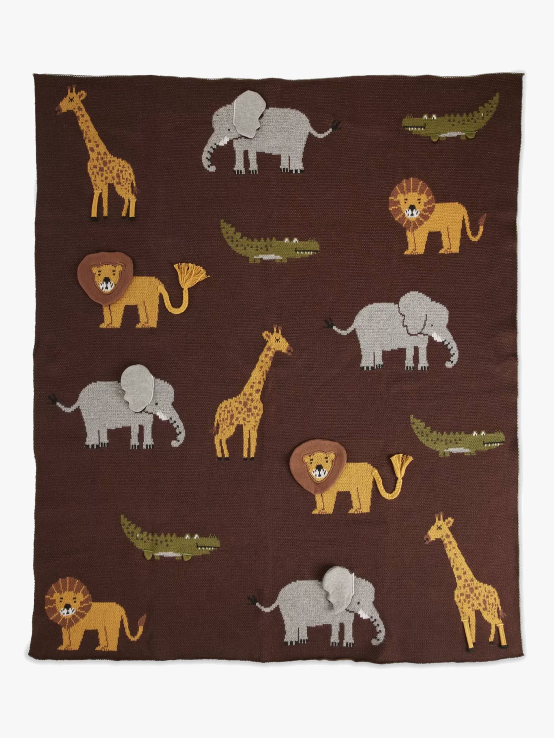 Rice Decke Tiere, Braun Rice Decke Tiere, Braun von Rice