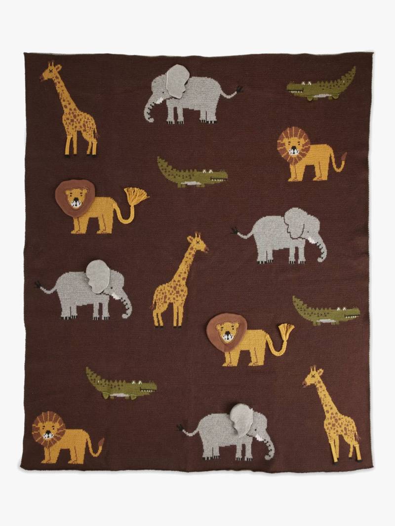 Rice Decke Tiere, Braun Rice Decke Tiere, Braun von Rice