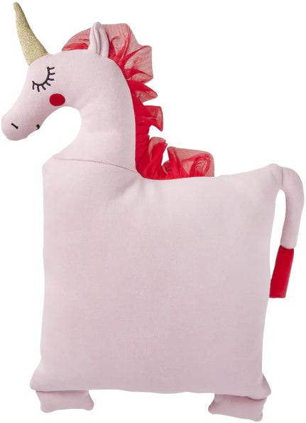Rice Einhorn Kissen, Hellrosa Rice Einhorn Kissen, Hellrosa von Rice