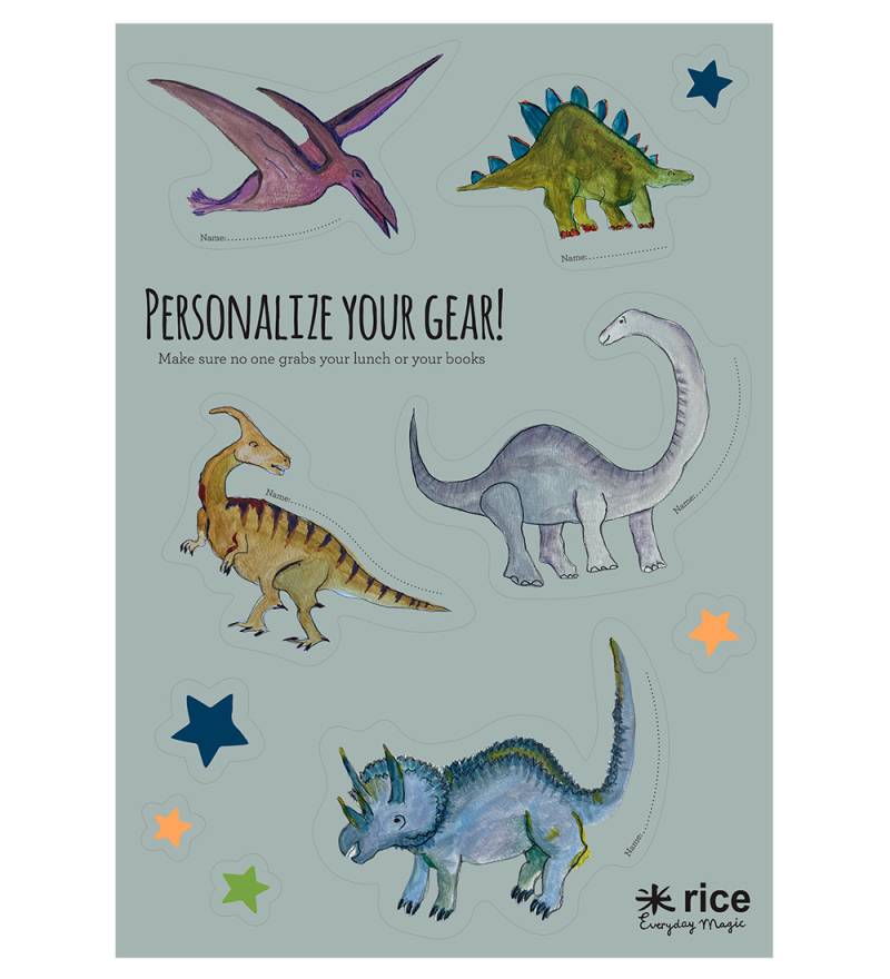 Rice Stickers Bis Brotdose - 10 st. - Mattgrün/Neu Dino - Rice - One Size - Sticker Rice Stickers Bis Brotdose - 10 st. - Mattgrün/Neu Dino - Rice - One Size - Sticker von Rice
