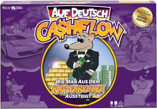 Rich Dad CASHFLOW Bildungsspiel von Robert Kiyosaki für Familiäre Finanzkompetenz, Geschäftsaufbau, Investitionen & Geldmanagement - Spielerische Lernmöglichkeiten - In German von Rich Dad