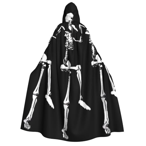 Rich&Rabbit Halloween beweglicher Skelett-Schädel-Druck Erwachsene Kapuzenumhang Halloween Weihnachten Umhang Robe Party Cosplay Kostüme Rich&Rabbit Halloween beweglicher Skelett-Schädel-Druck Erwachsene Kapuzenumhang Halloween Weihnachten Umhang Robe Party Cosplay Kostüme von Rich&Rabbit