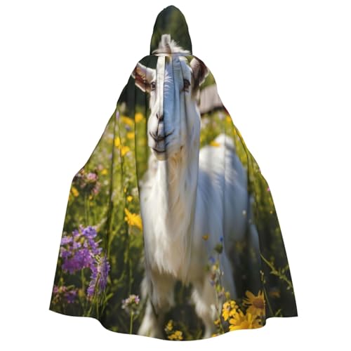 Rich&Rabbit Kapuzenumhang mit Ziegenaufdruck für Erwachsene, Halloween, Weihnachten, Robe, Party, Cosplay-Kostüme Rich&Rabbit Kapuzenumhang mit Ziegenaufdruck für Erwachsene, Halloween, Weihnachten, Robe, Party, Cosplay-Kostüme von Rich&Rabbit