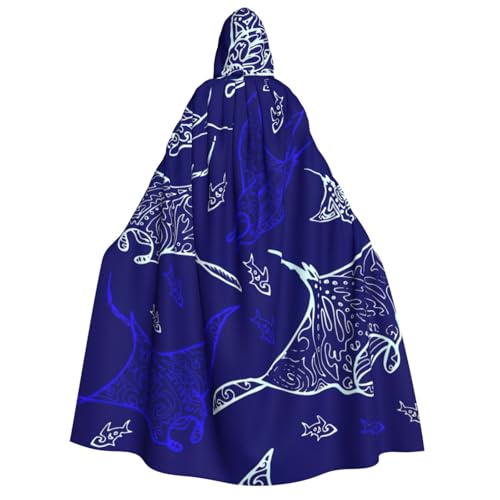 Rich&Rabbit Manta Ray und Fisch Druck Erwachsene Kapuzenumhang Halloween Weihnachten Umhang Robe Party Cosplay Kostüme Rich&Rabbit Manta Ray und Fisch Druck Erwachsene Kapuzenumhang Halloween Weihnachten Umhang Robe Party Cosplay Kostüme von Rich&Rabbit