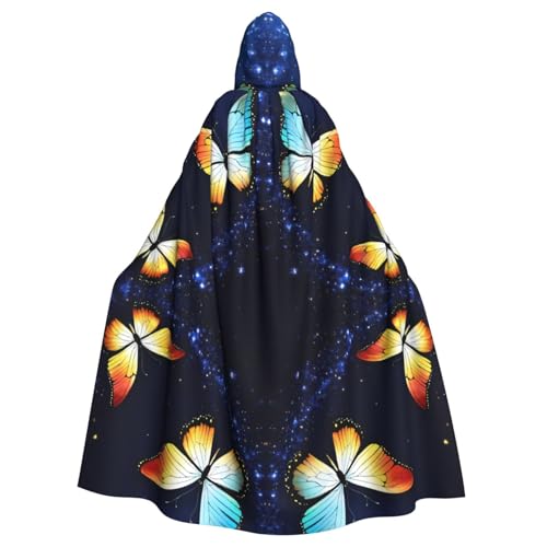 Rich&Rabbit Süßer Schmetterlingsaufdruck Erwachsene Kapuzenumhang Halloween Weihnachten Umhang Robe Party Cosplay Kostüme Rich&Rabbit Süßer Schmetterlingsaufdruck Erwachsene Kapuzenumhang Halloween Weihnachten Umhang Robe Party Cosplay Kostüme von Rich&Rabbit