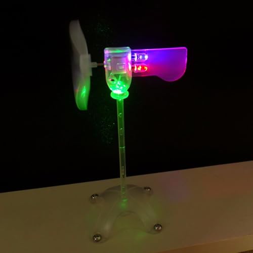 Innovatives Miniatur-Windkraftgerät mit integriertem LED-Licht von RichVibe