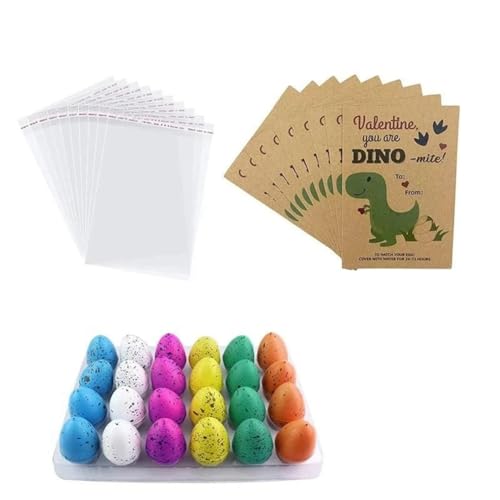 Richeyty 24-Teiliges Mini-Magie-SchlüPfen, Wachsendes Schwellen-Dinosaurier-Eier, Leckerli, Kindergeburtstag, Gastgeschenke, Babyparty, Partygeschenke, Jungenspielzeug Richeyty 24-Teiliges Mini-Magie-SchlüPfen, Wachsendes Schwellen-Dinosaurier-Eier, Leckerli, Kindergeburtstag, Gastgeschenke, Babyparty, Partygeschenke, Jungenspielzeug von Richeyty
