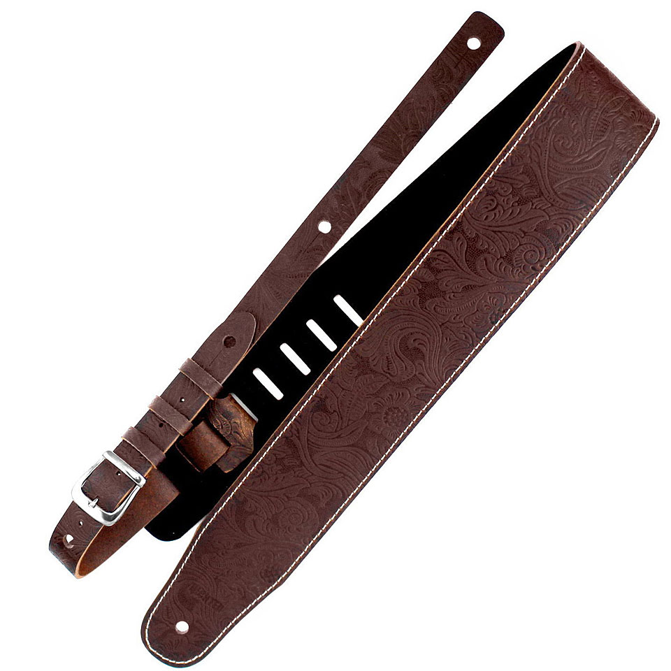 Richter Luxury Floral Brown #1086 Gitarrengurt Richter Luxury Floral Brown #1086 Gitarrengurt von Richter