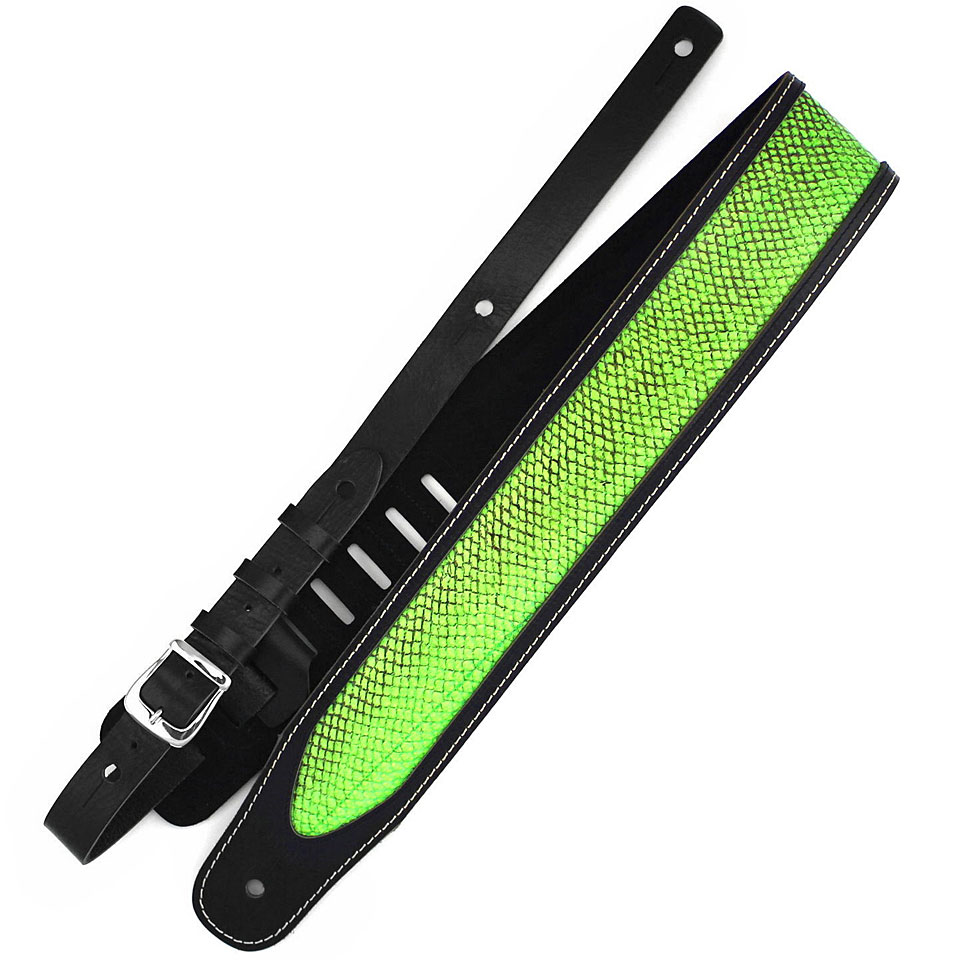 Richter Luxury Special Mamba Black/Green #1060 Gitarrengurt Richter Luxury Special Mamba Black/Green #1060 Gitarrengurt von Richter