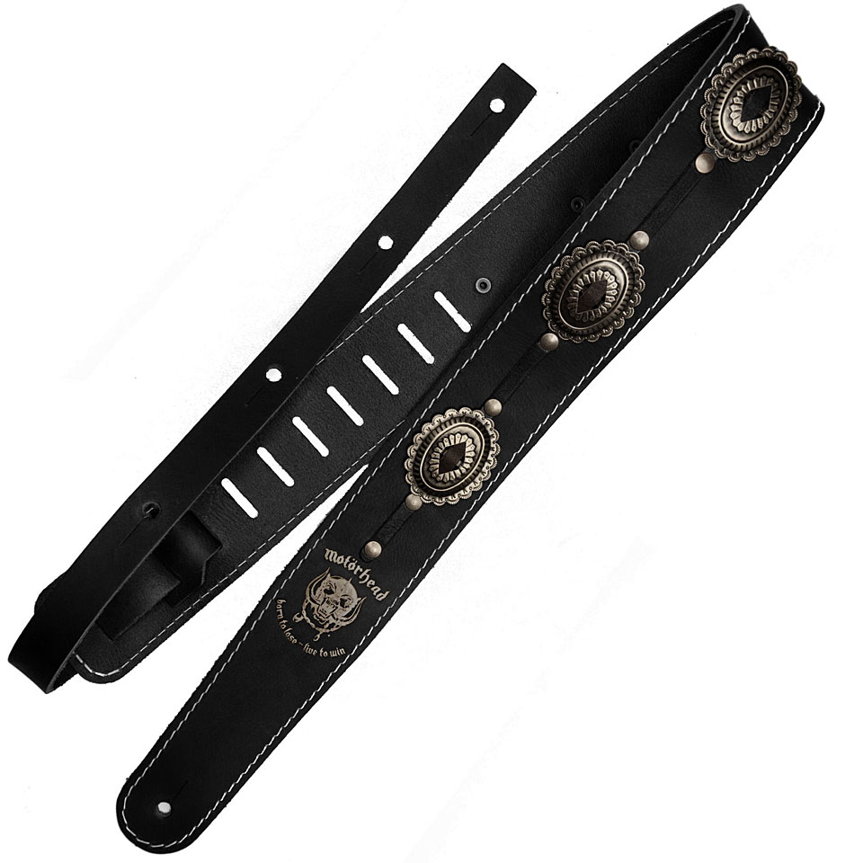 Richter Motörhead Black/Old Silver #1565 Gitarrengurt Richter Motörhead Black/Old Silver #1565 Gitarrengurt von Richter