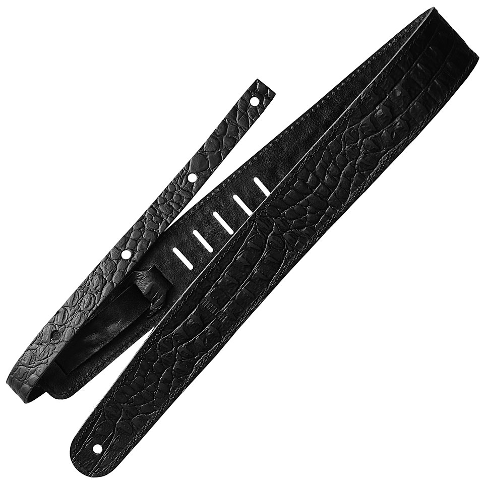 Richter Raw II Contour Croc Black #1488 Gitarrengurt Richter Raw II Contour Croc Black #1488 Gitarrengurt von Richter