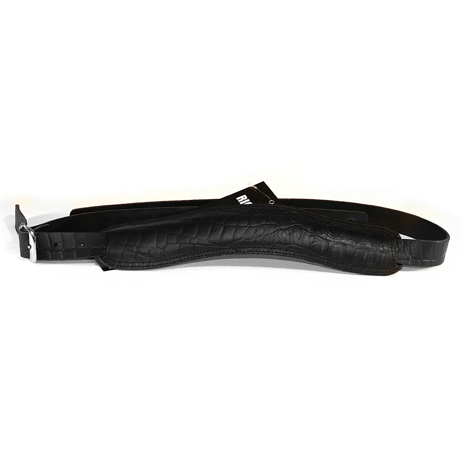 Richter Slim Deluxe Cayman Black Gitarrengurt Richter Slim Deluxe Cayman Black Gitarrengurt von Richter