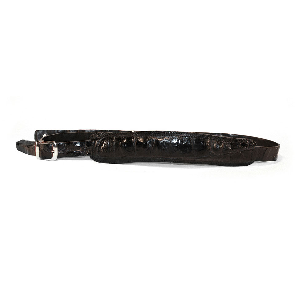 Richter Slim Deluxe Croco Black Gitarrengurt Richter Slim Deluxe Croco Black Gitarrengurt von Richter