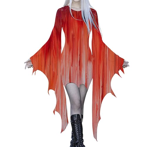 Halloween-Kostüm für Damen, Gothic, Vampir, Gothic, Damen, schulterfrei, kurvig, Kleid für Zeremonie, Dolman-Ärmel, Spitze, Abendkleid, viktorianisches Mittelalter für Karneval Halloween-Kostüm für Damen, Gothic, Vampir, Gothic, Damen, schulterfrei, kurvig, Kleid für Zeremonie, Dolman-Ärmel, Spitze, Abendkleid, viktorianisches Mittelalter für Karneval von Richymfa