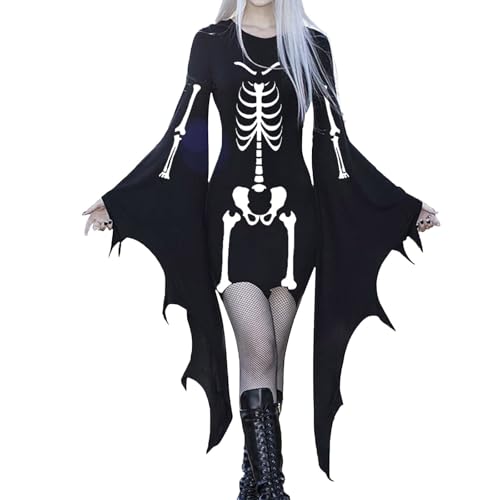 Richymfa Gothic-Kleid für Damen, Vintage, Gothic-Kleid, mittelalterlich, Damen, aus Spitze, elegantes Zeremonie-Kleid, Trompetenärmel mit Schnürung, Ballkleid, Mittelalter Kostüme, viktorianisch, für Richymfa Gothic-Kleid für Damen, Vintage, Gothic-Kleid, mittelalterlich, Damen, aus Spitze, elegantes Zeremonie-Kleid, Trompetenärmel mit Schnürung, Ballkleid, Mittelalter Kostüme, viktorianisch, für von Richymfa