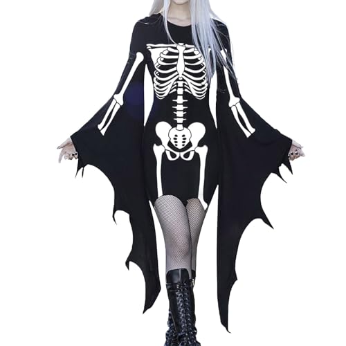 Richymfa Halloweenkleid für Damen, Gothic, elegant, mittelalterlich, Gothic, Damen, mit Schnürung, Vintage, Cocktailkleid, Schmetterlingsärmel, kurviges Tanzkleid für Halloween, Karneval, Partys Richymfa Halloweenkleid für Damen, Gothic, elegant, mittelalterlich, Gothic, Damen, mit Schnürung, Vintage, Cocktailkleid, Schmetterlingsärmel, kurviges Tanzkleid für Halloween, Karneval, Partys von Richymfa