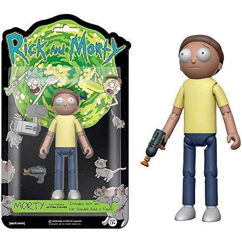 Funko Rick And Morty Morty 5-Inch Articulated Action Figure - Rick & Morty - Sammlerstück - Geschenkidee - Offizielle Handelswaren - Für Jungen, Mädchen, Kinder & Erwachsene - Movies Fans von Funko