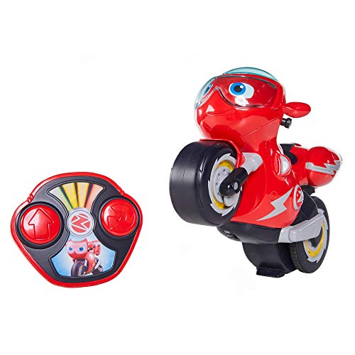 RC Turbo Trick Ricky, das Stuntmotorrad mit Fernsteuerung macht Wheelies und atemberaubende 360-Grad Drehungen, Ricky Zoom liefert perfekte Abenteuer für Kinder im Vorschulalter und Fans der Serie! von Ricky Zoom