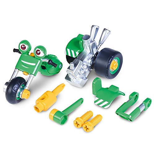 Ricky Zoom Fix it DJ, DJ Rumbler Spielzeug mit Werkzeugen - Konstruktionsspielzeugspaß für Kreatives Spielen im Vorschulalter, Freistehendes Kindermotorradspielzeug für Jungen und Mädchen ab 3 Jahren von Ricky Zoom