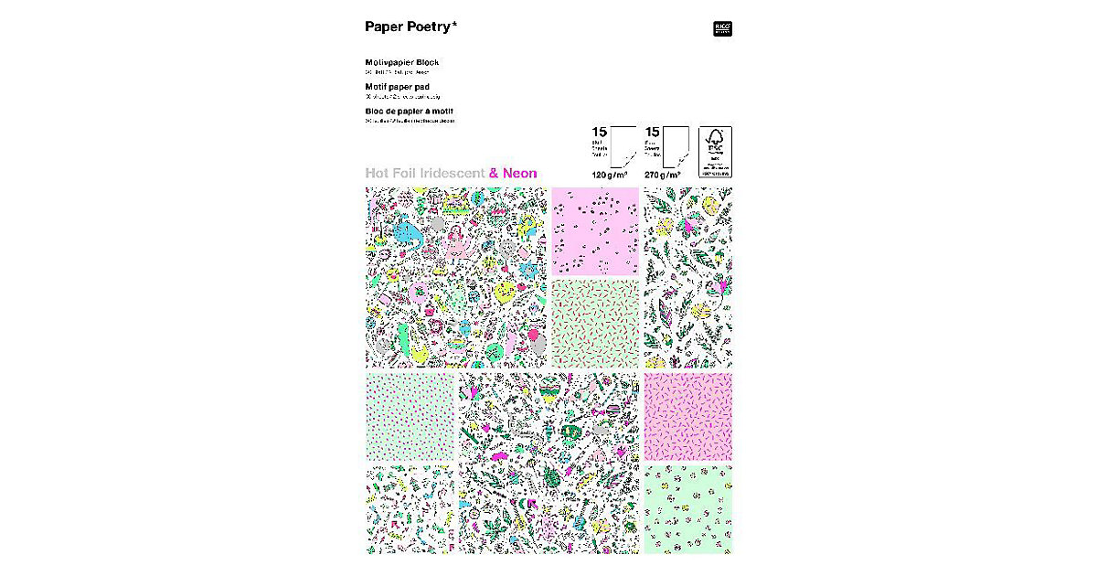 Motivpapierblock, Monster Party Motivpapierblock, Monster Party von Rico Design