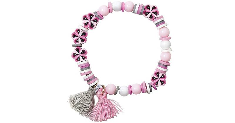 Mini Perlen Armband Set, Rosa, Grau von Rico Design