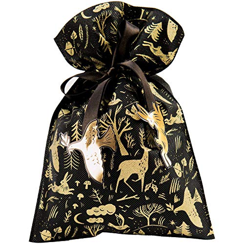RICO DESIGN GmbH & Co. KG Weihnachten Geschenktüte Wald Schwarz Klein 20 x30 cm RICO DESIGN GmbH & Co. KG Weihnachten Geschenktüte Wald Schwarz Klein 20 x30 cm von Rico Design