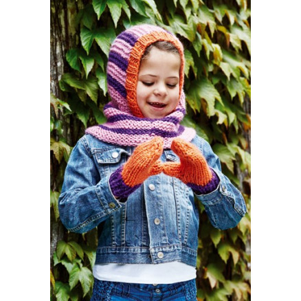 Rico Creative Glühwürmchen Kinder Glühwürmchen Mütze und Fäustlinge Rezept von Rico Design